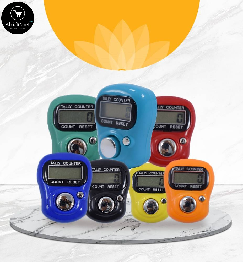 Digital Finger Tally Counter with LED Display â Electronic Tasbeeh Ring for Easy Counting, Praise, and Forgiveness.